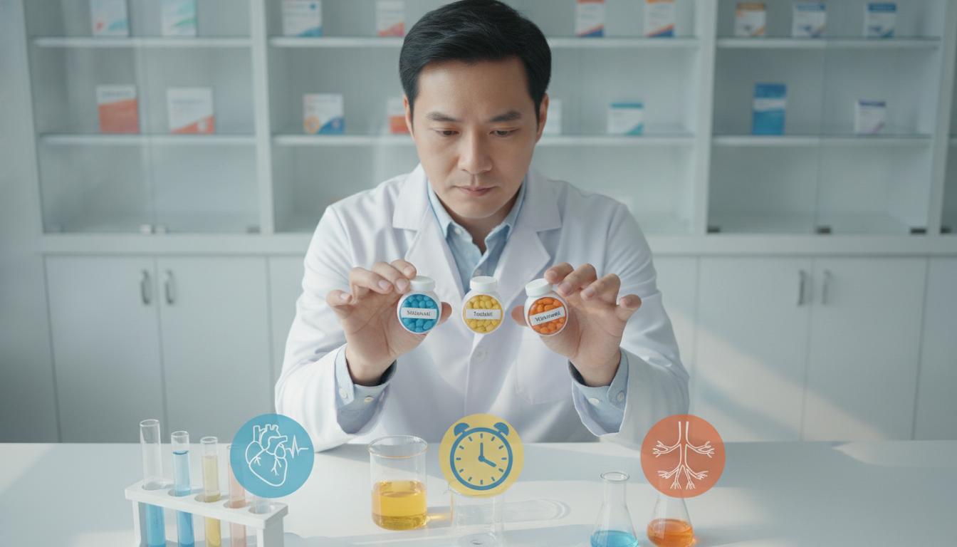 ED治療薬の有効成分と効果を比較